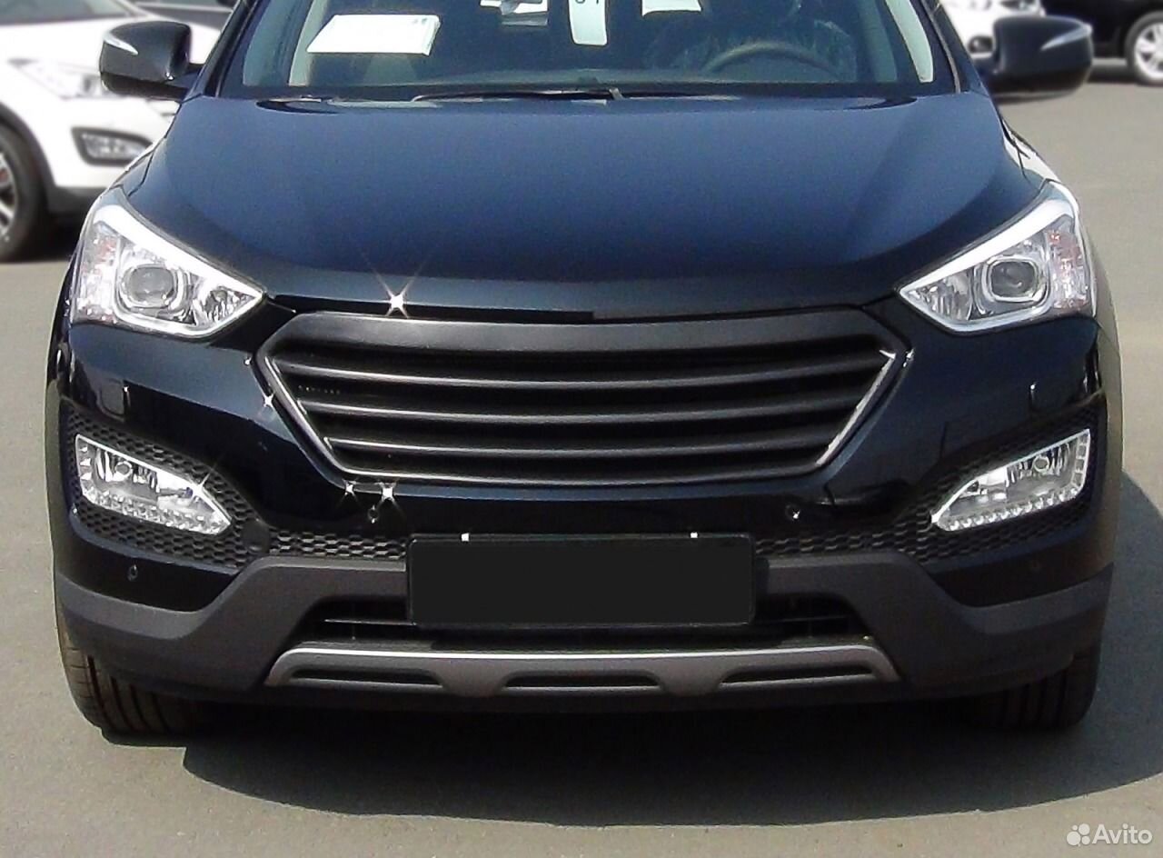 Решетка радиатора Hyundai Santa Fe (2 тип)