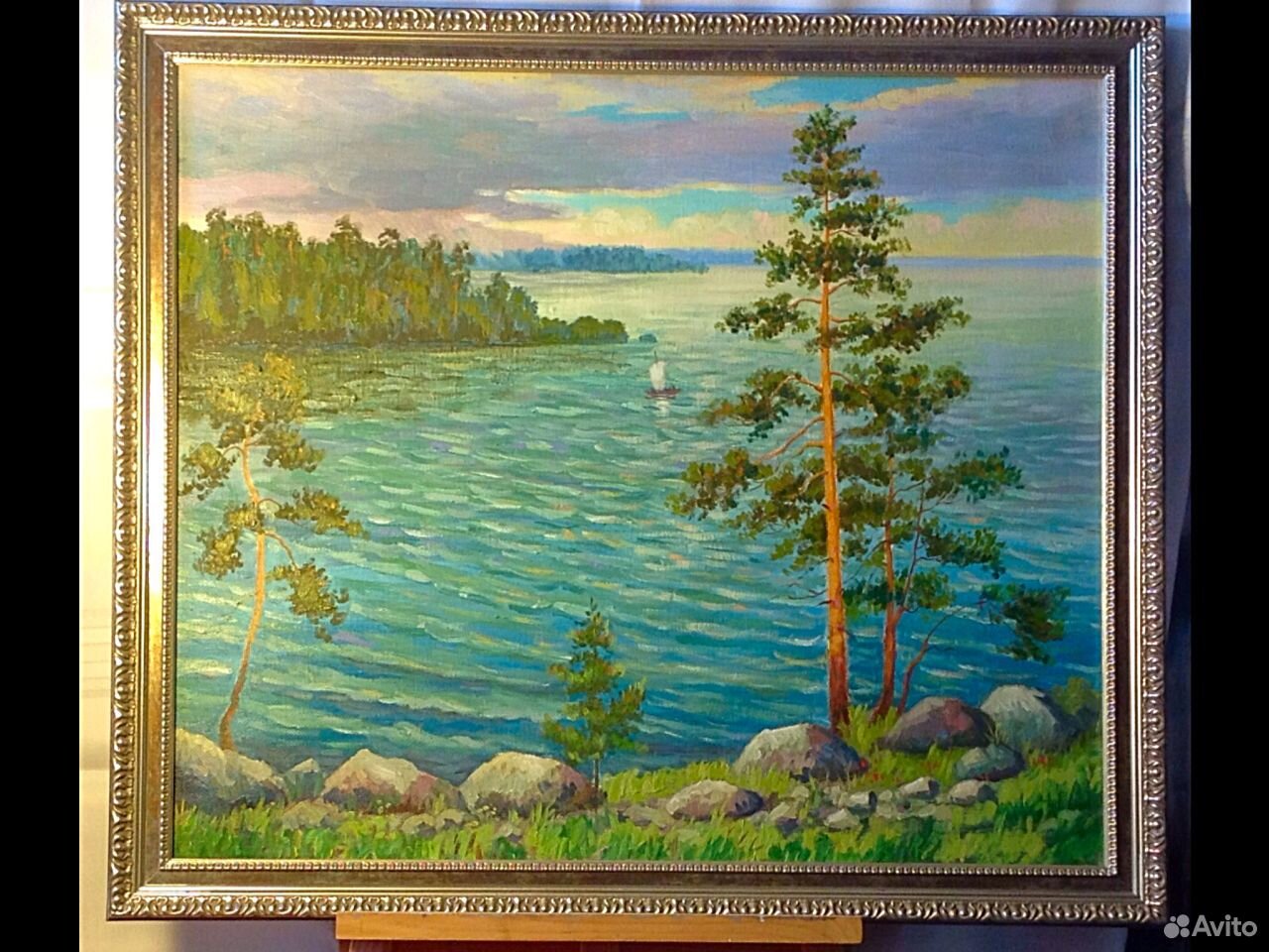 Ладожское озеро картина