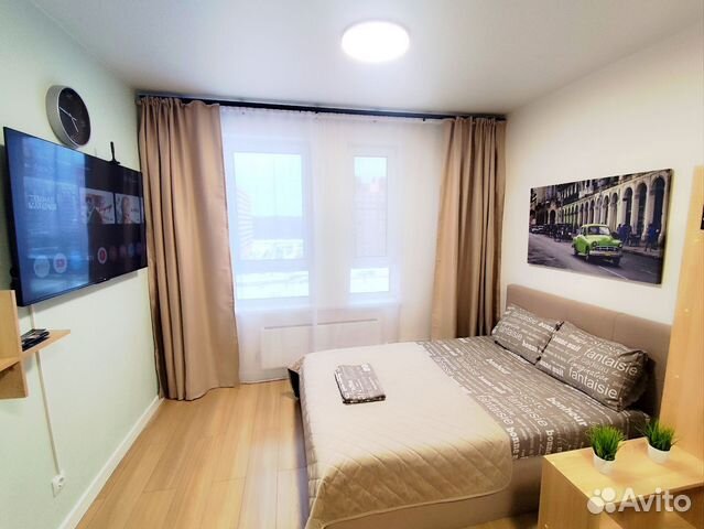 Квартира-студия, 23 м², 2 кровати
Квартира-студия, 23 м², 2 кровати