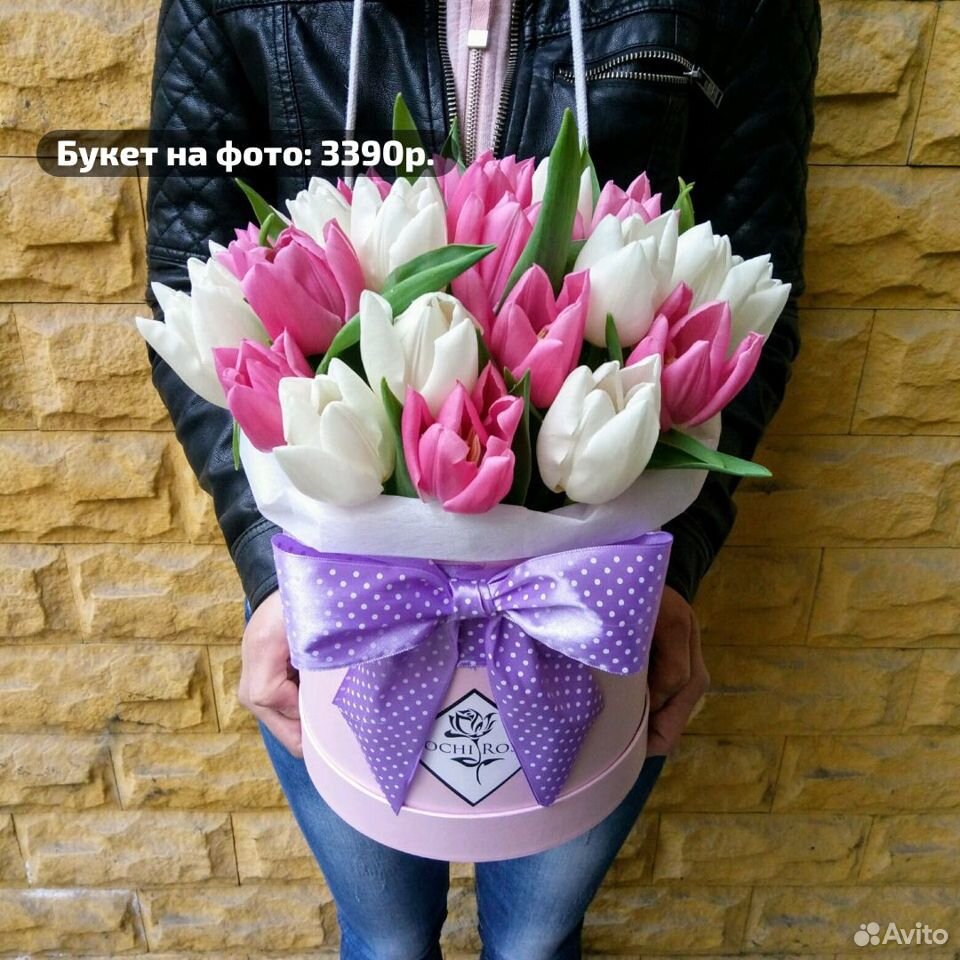 Цветы в коробках с доставкой купить на Зозу.ру - фотография № 6