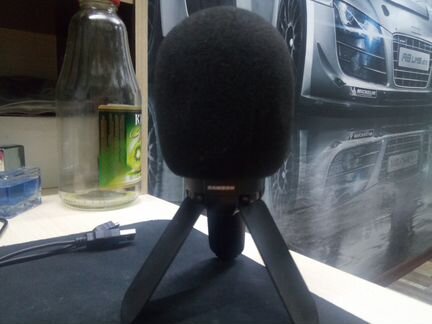 Студийный микрофон Samson Meteor mic + поп фильтр