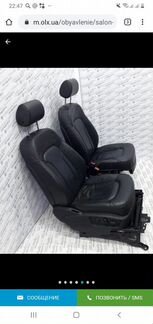 Комплект сидений Ауди Q7 черная кожа