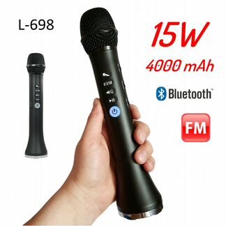 15W 4000mAh FM Bluetooth Микрофон Колонка L-698