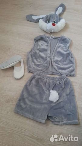 Новогодний костюм зайчика