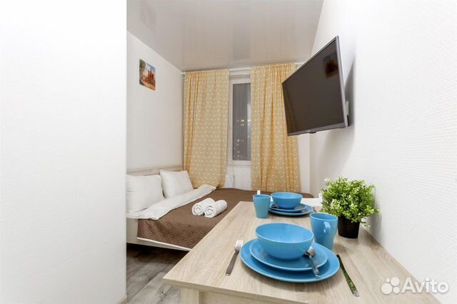 

Квартира-студия, 14 м², 1 кровать