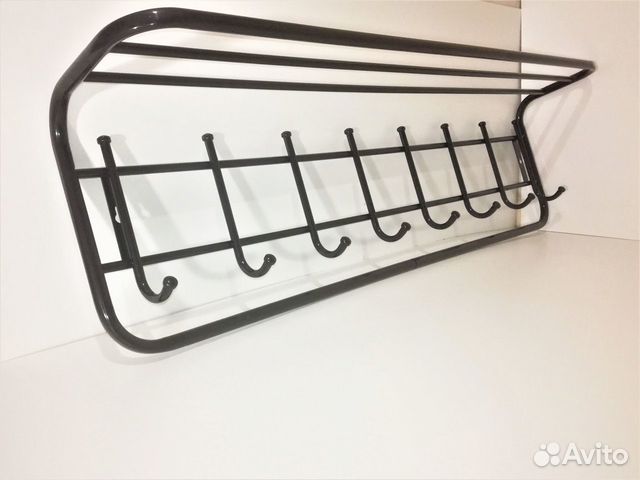 Вешалка настенная с полкой 100 см