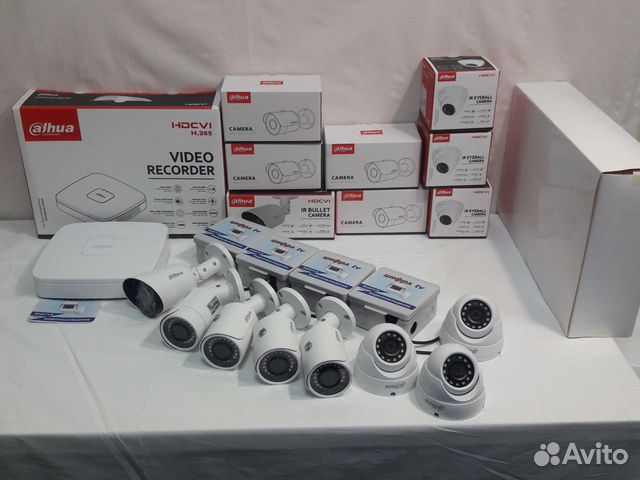 Видеонаблюдение 4Мп регистратор Dahua 8 камер