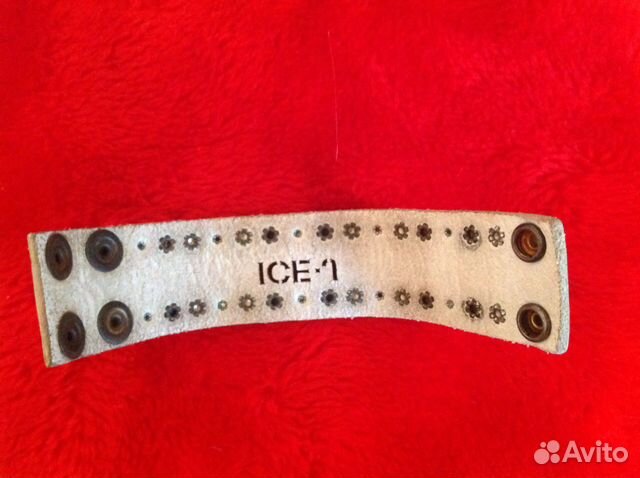 Белый кожаный браслет Iceberg