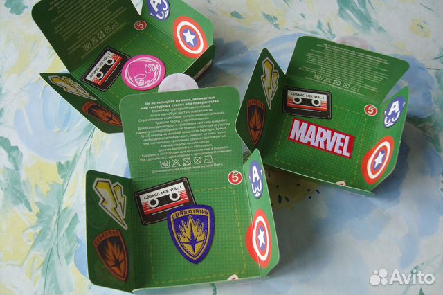 Начивки Marvel(Пятёрочка) мини тролль