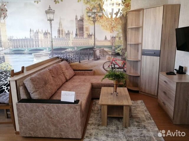 

Квартира-студия, 40 м², 2 кровати