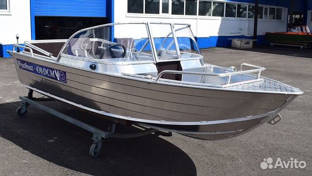 Новая лодка алюиниевая Wyatboat 430 DCM