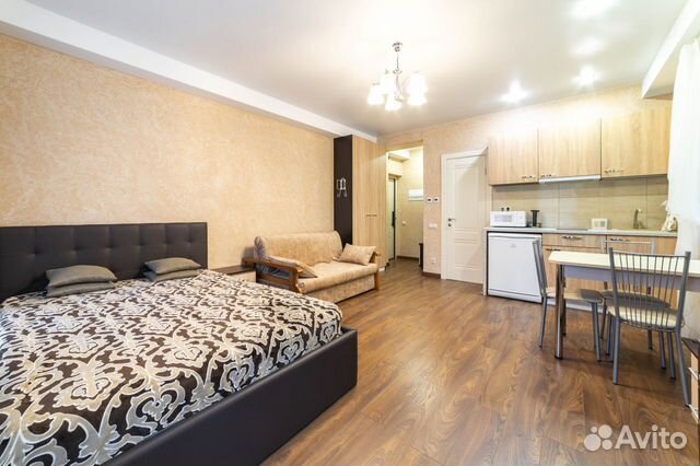 

Квартира-студия, 28 м², 2 кровати
