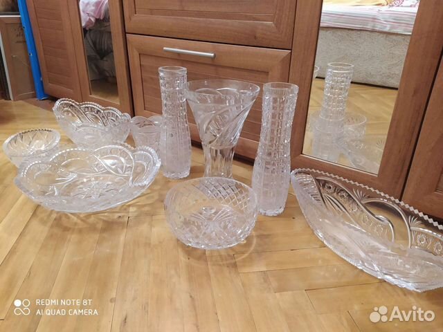 Вазы хрусталь СССР