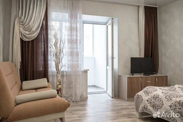 

1-к. квартира, 44 м², 2 кровати