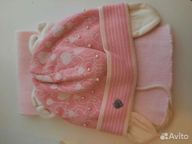 Комплект шапка и шарф детский