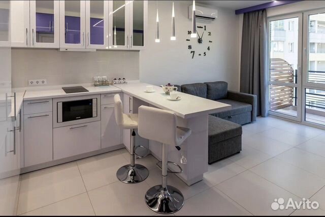 

Квартира-студия, 34 м², 2 кровати