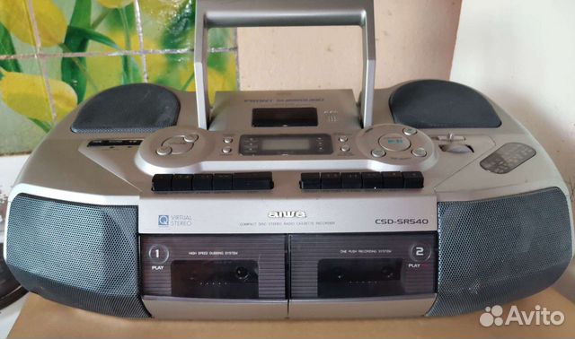 Двухкассетная магнитола Aiwa CSD-SR540EZ