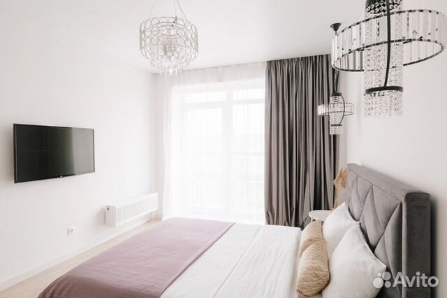 

1-к. квартира, 42 м², 2 кровати
