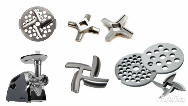 Нож и решётка для мясорубки