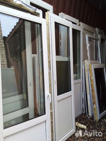 Пластиковые двери пвх бу