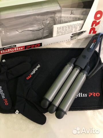 Плойка BaByliss bab2269tte тройная волна