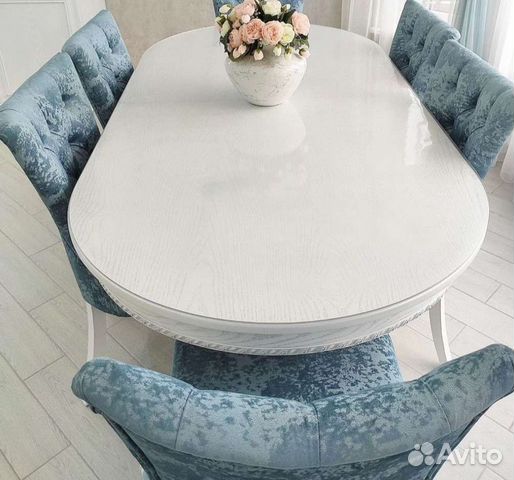 Гибкое стекло Защита для стола Круги Овалы