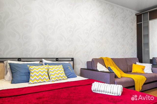 

1-к. квартира, 43 м², 2 кровати