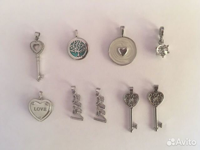 Подвески кулоны серебро Санлайт ключик, дерево, се