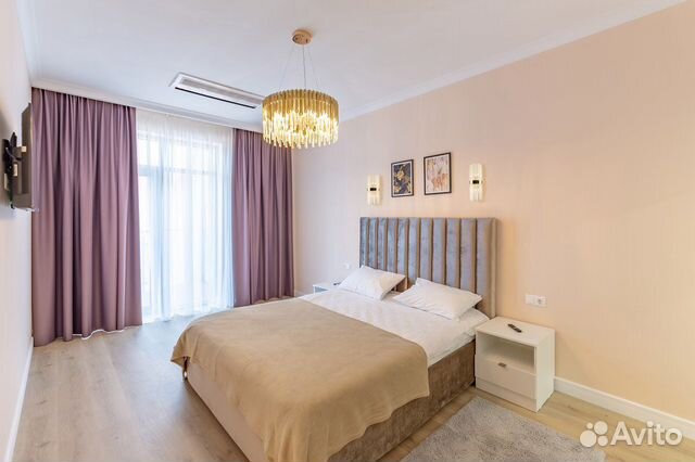 

1-к. квартира, 90 м², 2 кровати