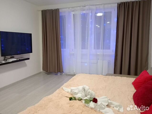 

Квартира-студия, 34 м², 2 кровати