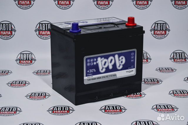 Автомобильный аккумулятор Topla Тор Asia 65Ah