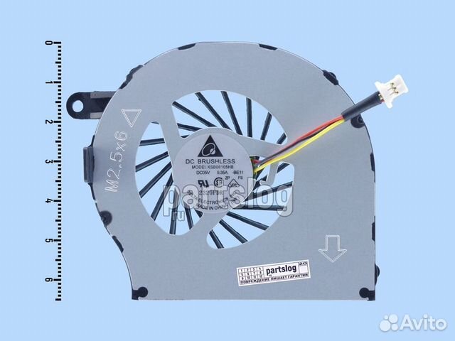 Вентилятор для HP CQ42 CQ56 CQ62 CQ72 3-pin