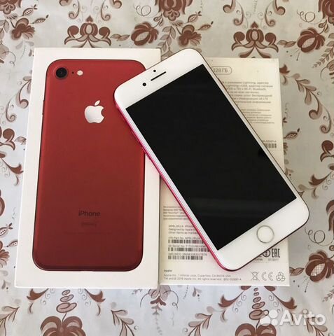 iPhone 7 product Red 128GB