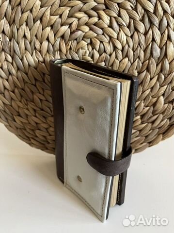 Блокнот ежедневник в кожаной обложке ручная работа