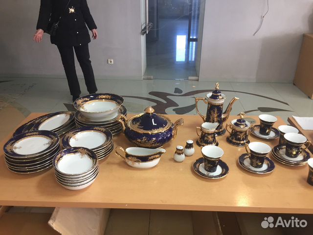 Столовый, чайный, кофейный сервис 47 предметов
