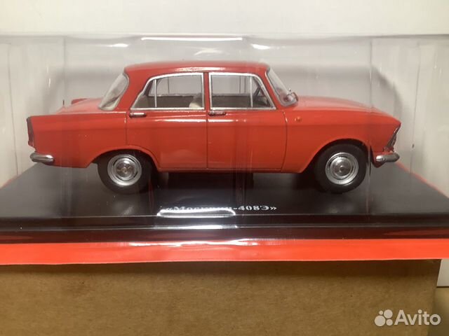 Модель автомобиля Москвич-408Э 1:24 Ашет