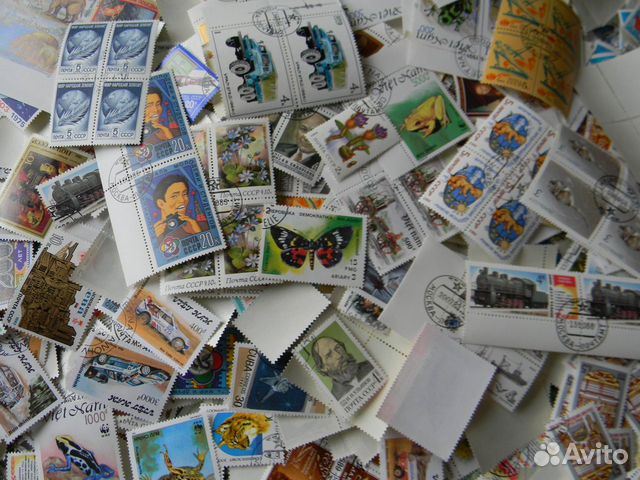 Почтовые марки мира и СССР: более 30 килограммов