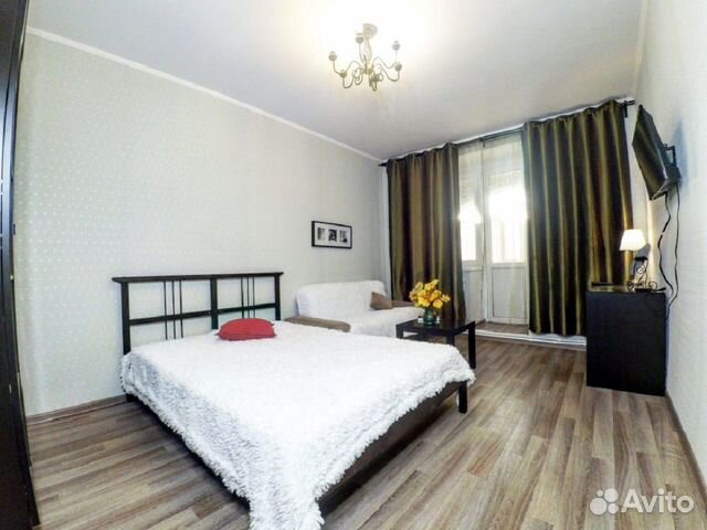 

1-к. квартира, 52 м², 3 кровати
