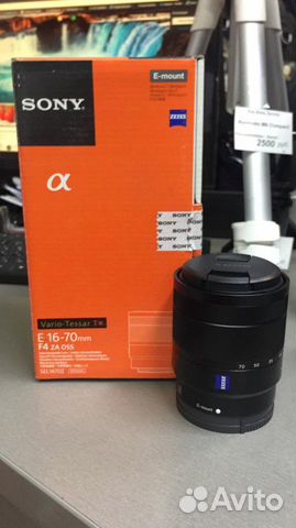 Sony Carl Zeiss Vario-TessarT* E16-70 f/4ZA, Новый