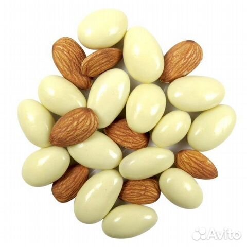 Миндаль в белом шоколаде 3 кг