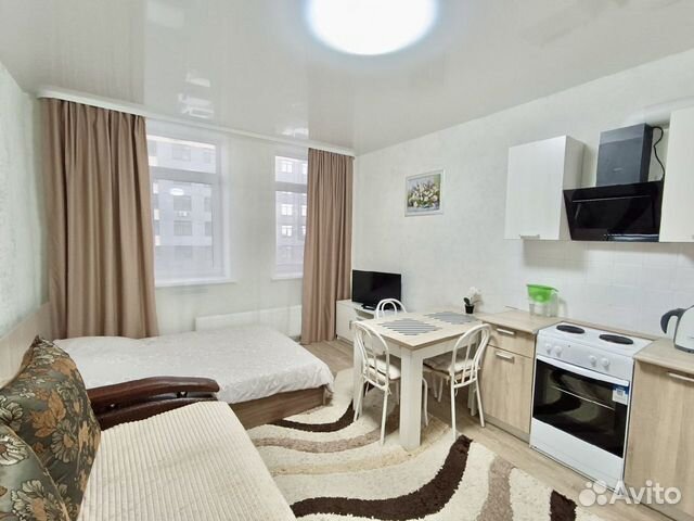 

Квартира-студия, 28 м², 2 кровати