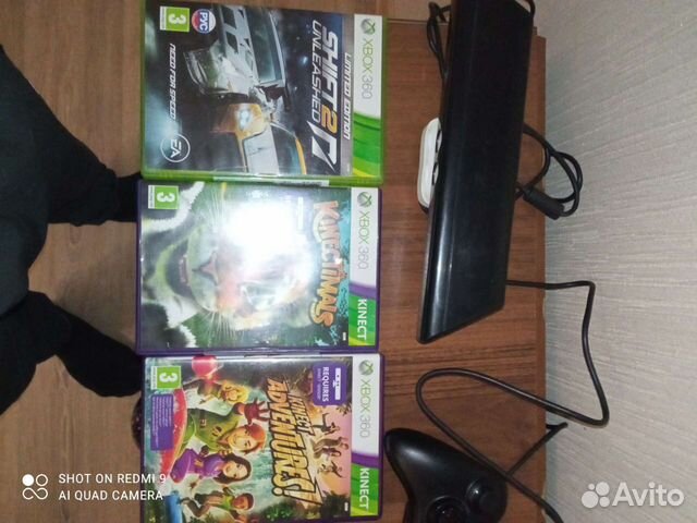 Microsoft Xbox 360 slim 250Gb+Kinect