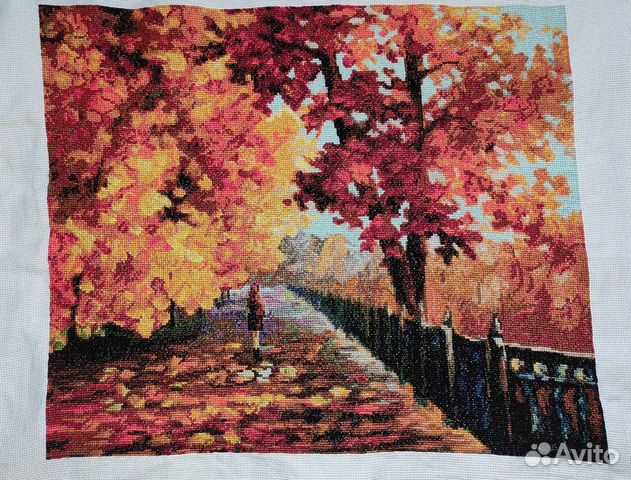 Картина вышитая крестом