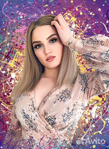 Портрет на холсте по фото(Разные стили)