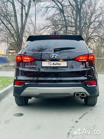 Hyundai Santa Fe 2.2 AT, 2017, 100 000 км