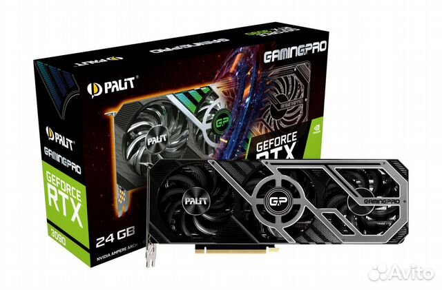 Новая видеокарта Palit RTX 3090 GamingPro