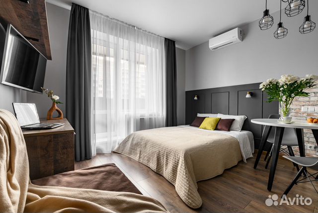 

Квартира-студия, 25 м², 2 кровати