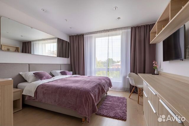 

Квартира-студия, 28 м², 2 кровати