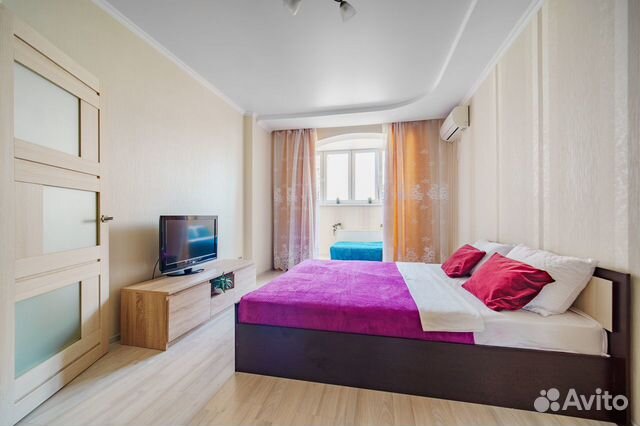 

1-к. квартира, 55 м², 3 кровати