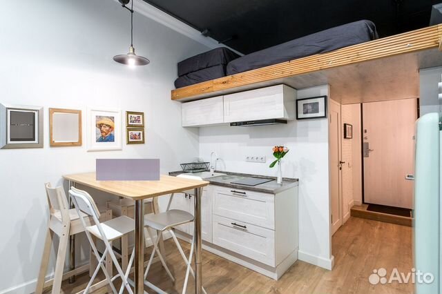 

Квартира-студия, 21 м², 2 кровати